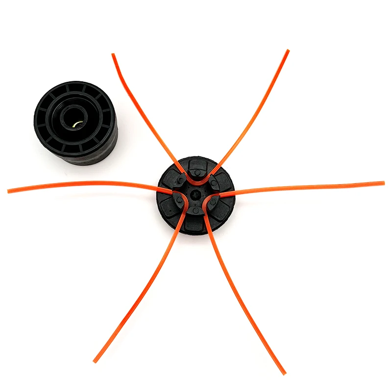 Quick Installation of Portable Line Trimmer Head for Gasoline Brush Cutter