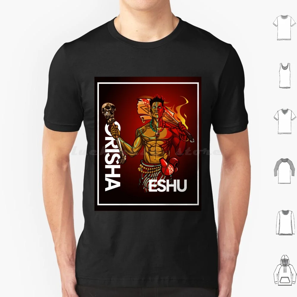 Orisha Eshu / Ellegua T Shirt Cotton Men Women Diy Print Eshu Ellegua Orisha