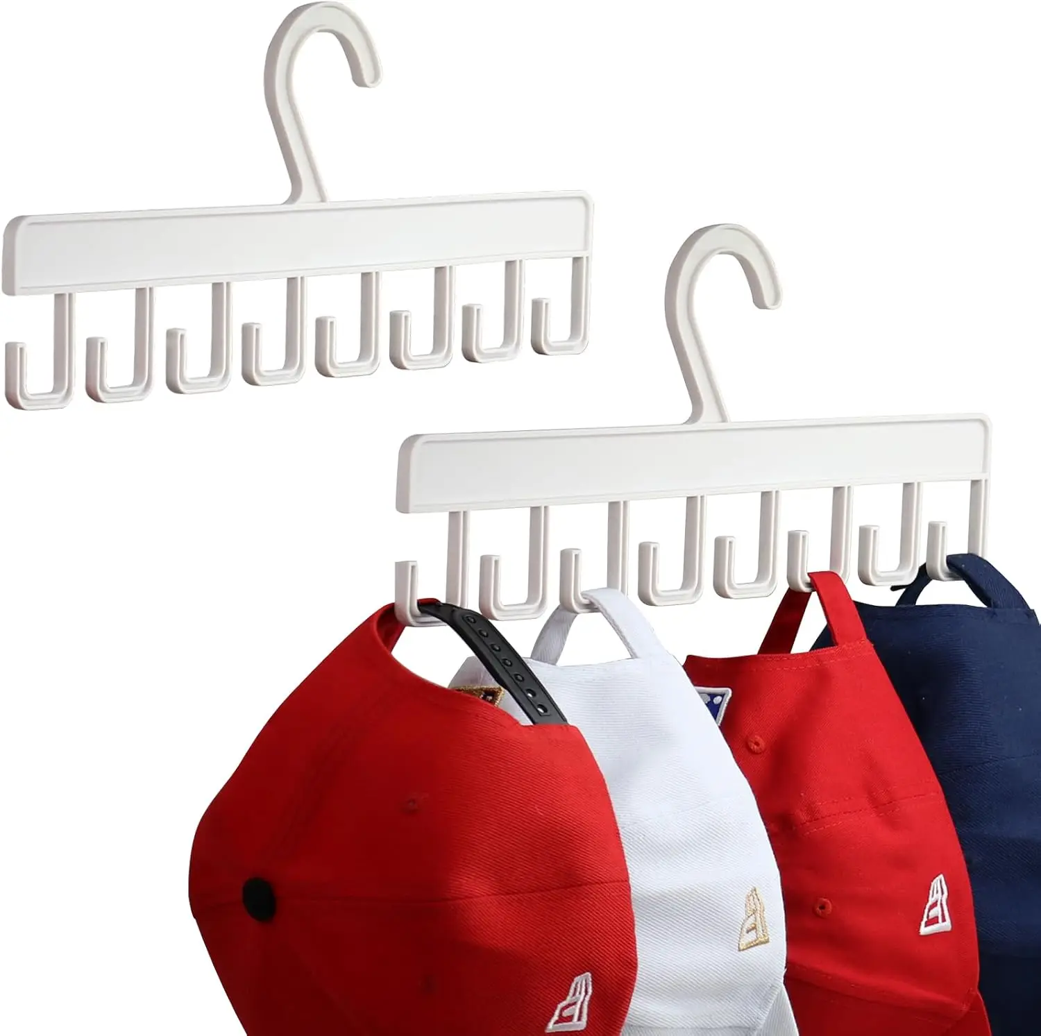 Hat Hangers Set for Closet Cap Organizers