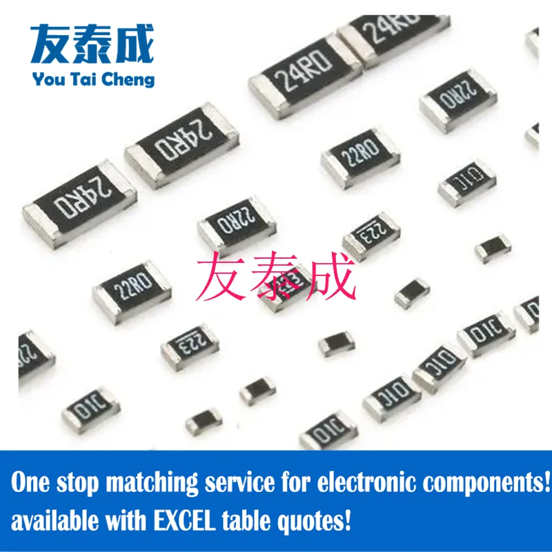 

100PCS SMD Chip Resistor 0603(1608) ±5% RC0603JR-0710ML RC0603JR-0712ML RC0603JR-0715ML RC0603JR-0718ML RC0603JR-0720ML YAGEO