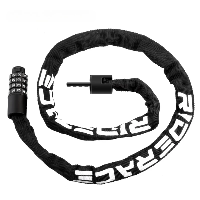 Lucchetto per catena per bicicletta Antifurto Lucchetto per bici rinforzato ad alta sicurezza per scooter elettrico E-Bike Accessori per ciclismo moto