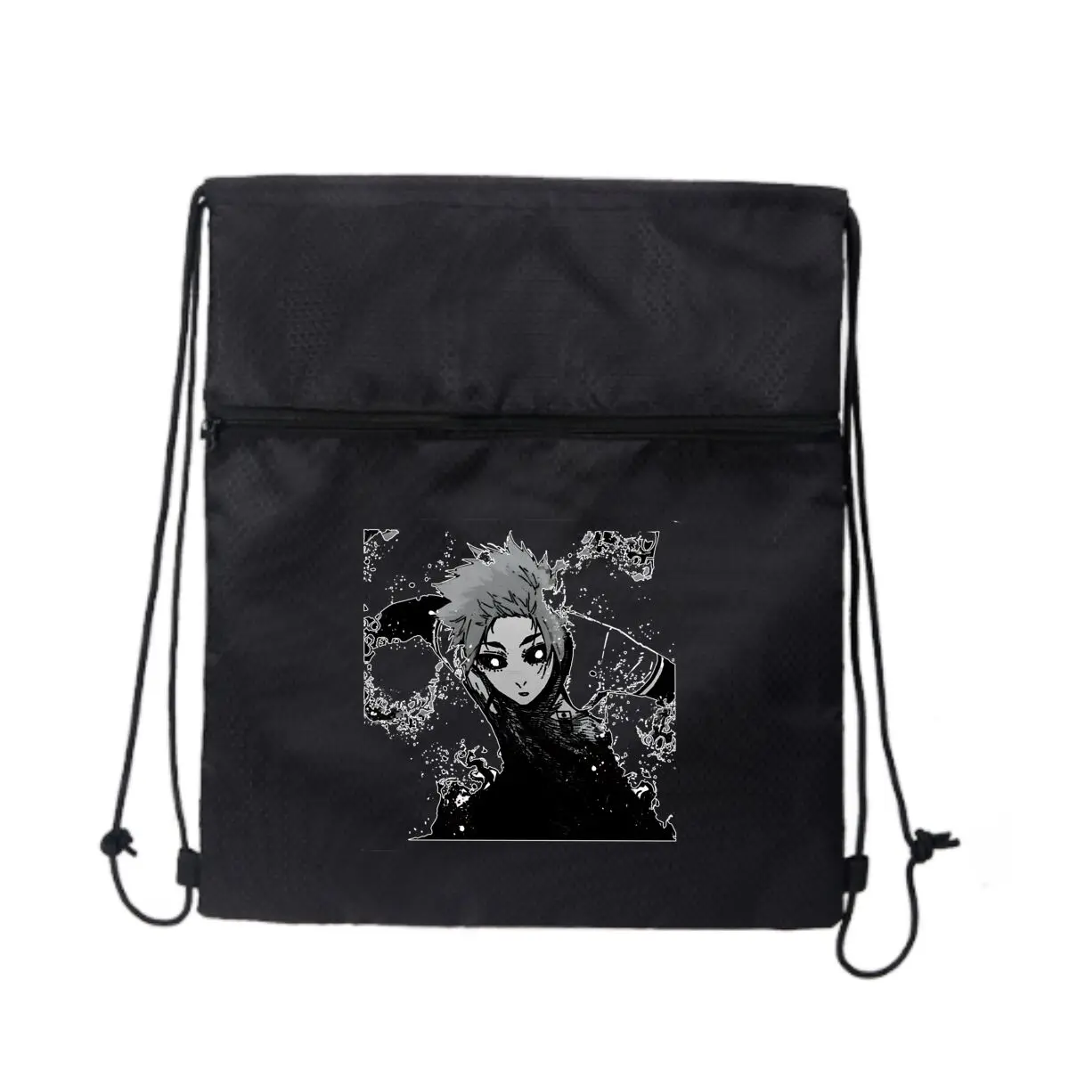 

Аниме Чернила Брызги Графический Рюкзак на шнурке Спортивный рюкзак большой емкости