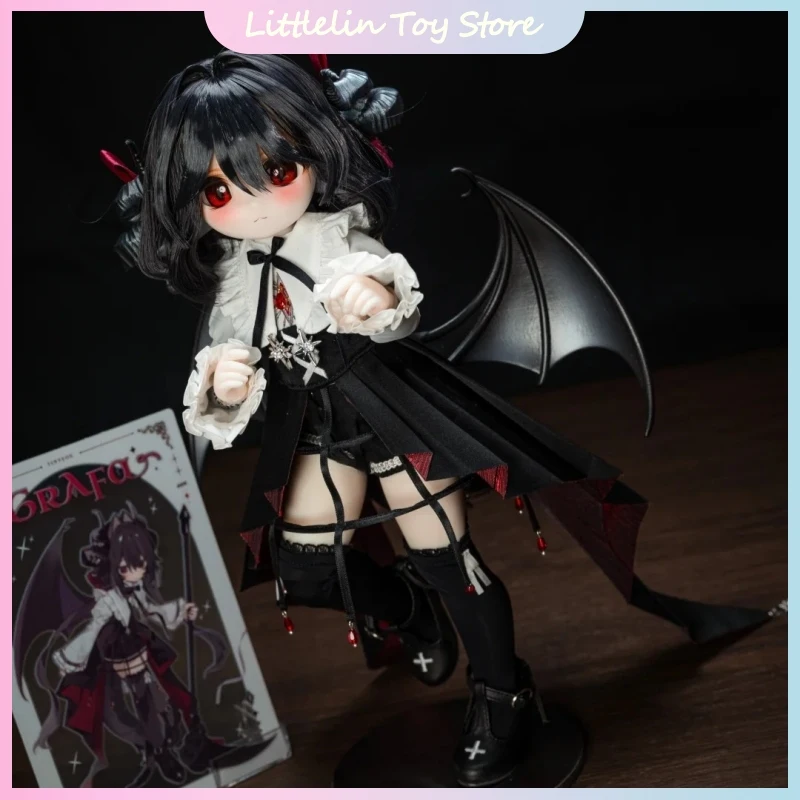 Tinyfox Dark God Grafa Mjd 1/6 Scale Articulated Doll Anniversary Style Full Set 2d Collect Model Official Doll Birthday Gift