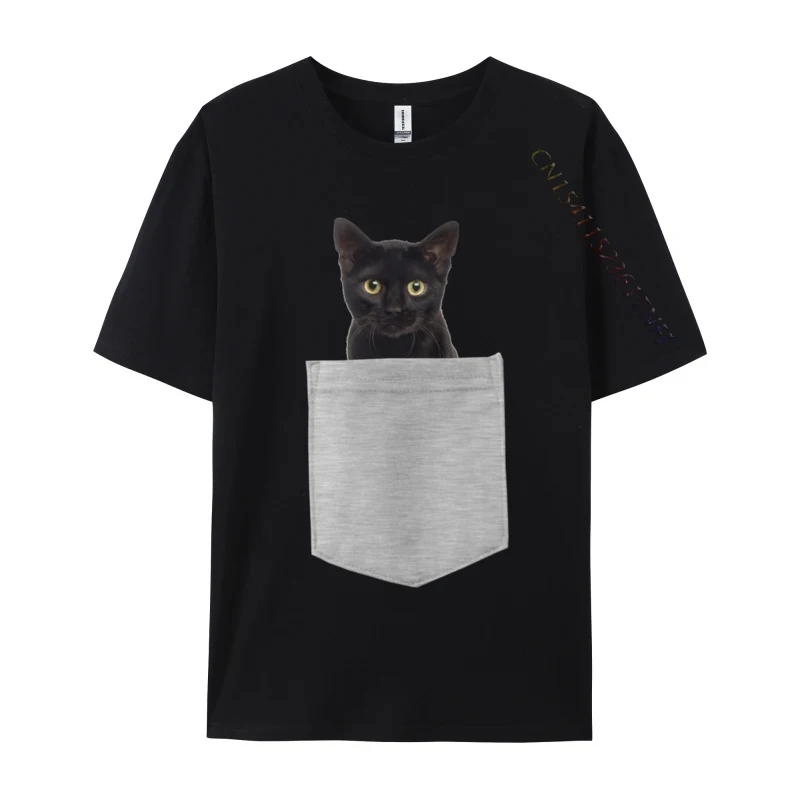 

Animal in Your Pocket Cat Prevalent Normal Casual Top T-shirts All Cotton Men Tops Shirts Summer/Fall Casual Tops Shirt