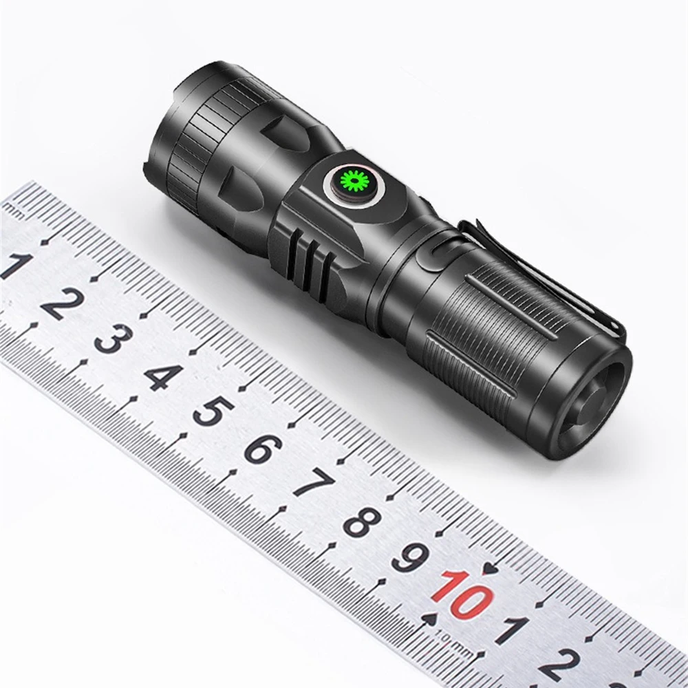 

Mini Corporation Usb Charging Flashlight Long -range Glyph Mini Led Rechargeable Flashlight High Power Bank Camping