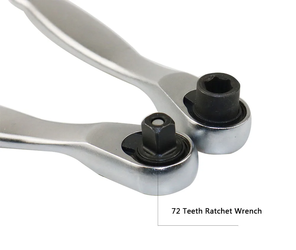 2025 72 الأسنان البسيطة 1/4 بوصة المفك عزم الدوران واحد نهاية العالمي اسئلة وجع المفك أدوات إصلاح للمركبة دراجة دراجة