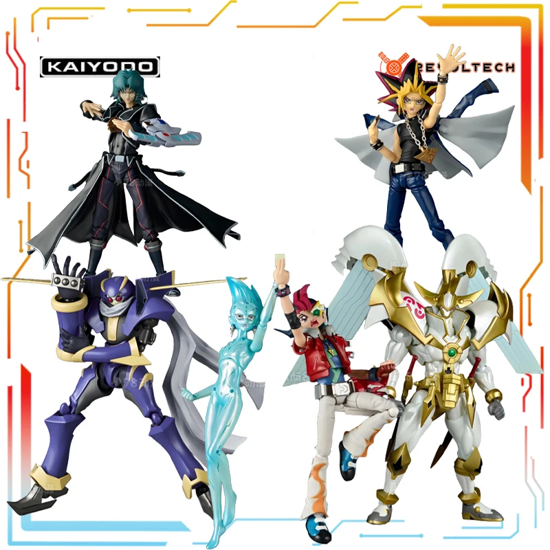 

Коллекционные подвижные фигурки Kaiyodo для Revolutech Yu-Gi-Oh! Модель персонажа Dark Game/Hell Caesar Bright/Scrap Warrior