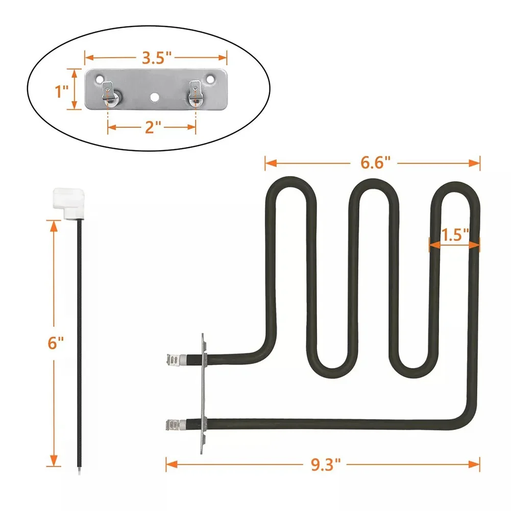 Sostituzione dell\'elemento riscaldante del fumatore elettrico della griglia per il fumatore elettrico digitale 800W/1200W spina usa/ue