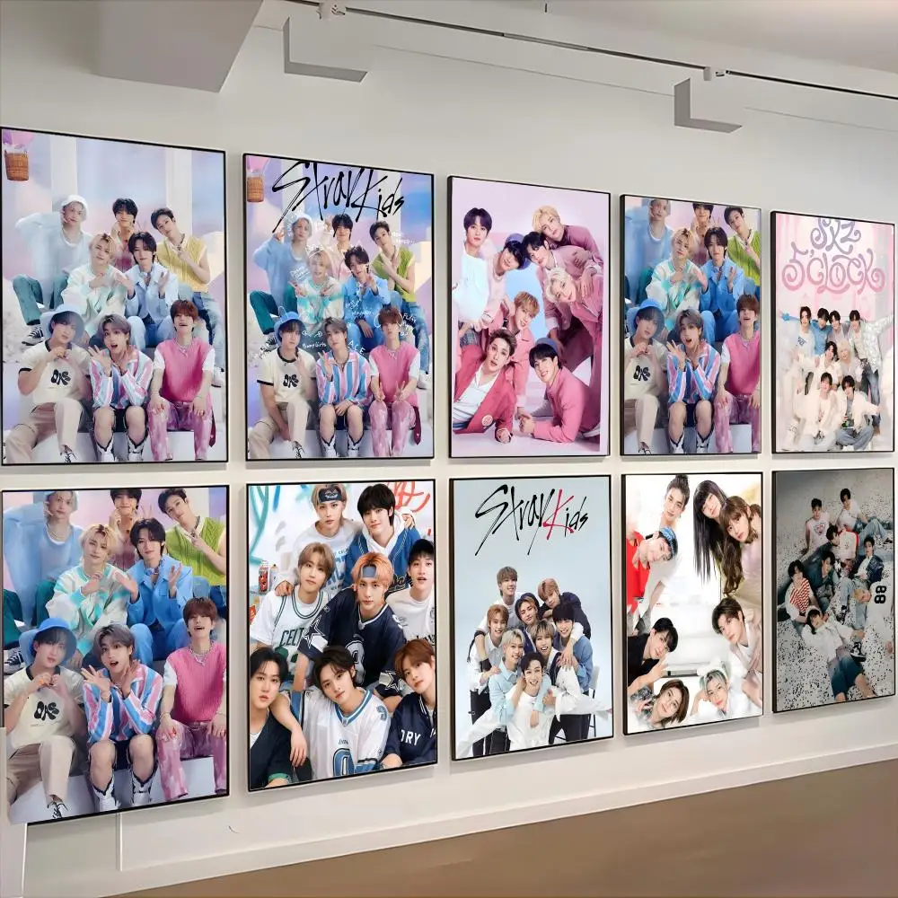 K-pop Group Stray Kids Poster retro art restaurant bar decoration