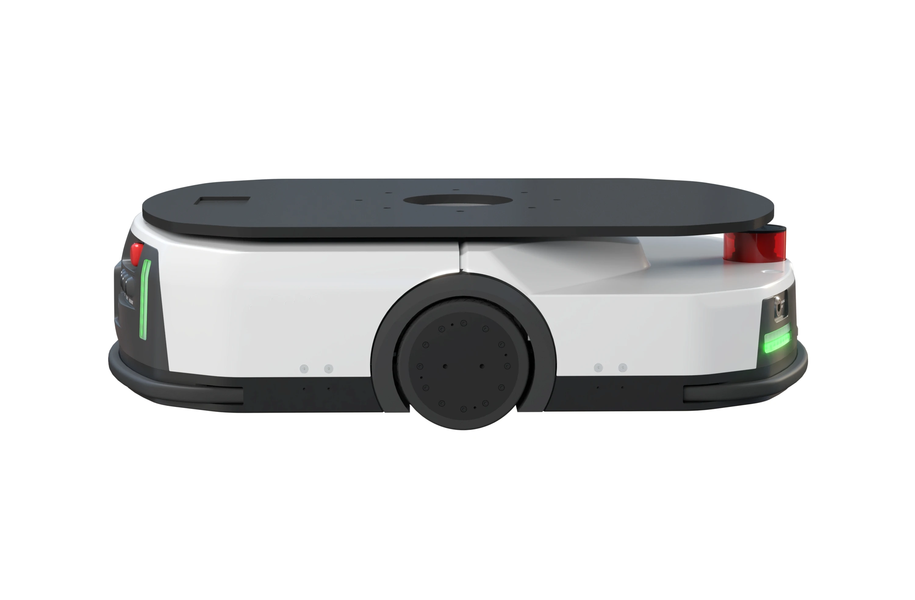 Double steering wheel omnidirectional AGV warehouse transportation robot chassis, load capacity 600KG, laser SLAM navigation