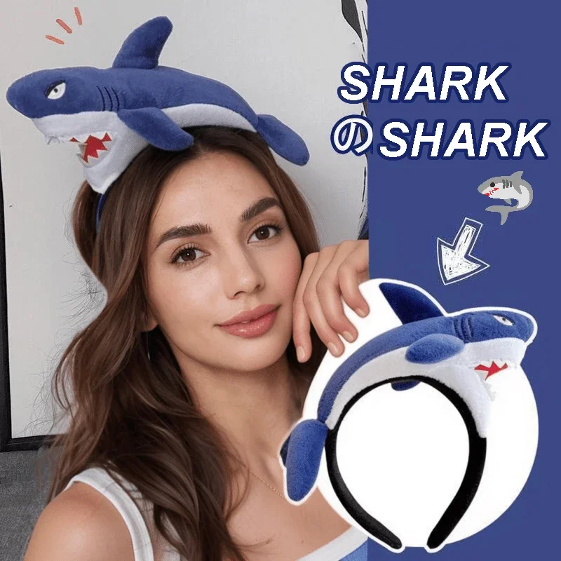 

1 шт. повязка на голову в виде акулы в гавайском стиле, реквизит для фотобудки, милая 3D повязка на голову, идеально подходит для забавных фотографий на вечеринках и собраний