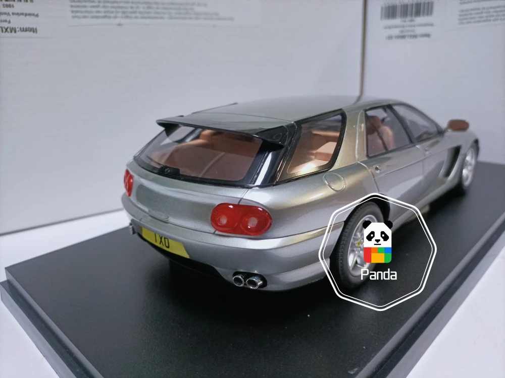 Matrix 1/18 For 456 Pininfarina Hunting Wagon Silver Red Model Gift Collectible Home Furnishings Souvenir car model