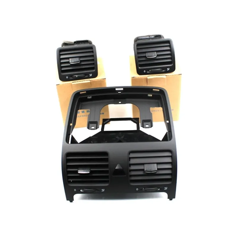 

1pcs Black Dash Board Air Outlet Vent, Acessórios para carro, VW Jetta, MK5, Golf 5, Coelho, 1K0819728, 1K0819703, 1K0819704