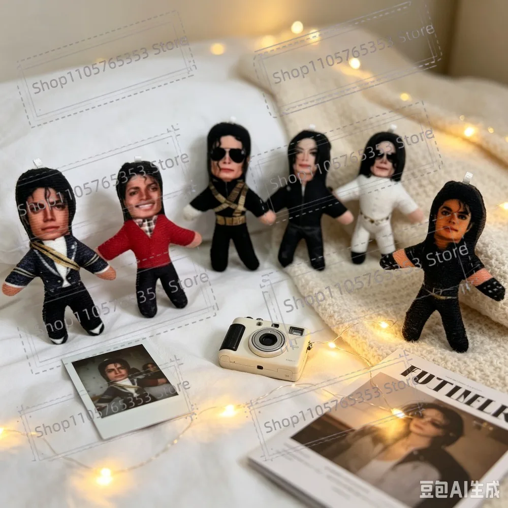 Nuevo Muñeco de Peluche de 10 cm de Michael Jackson, 6 Estilos, Figura de Peluche para Cosplay, Decoración de Habitación, Accesorios con Articulaciones Abstractas, Regalo