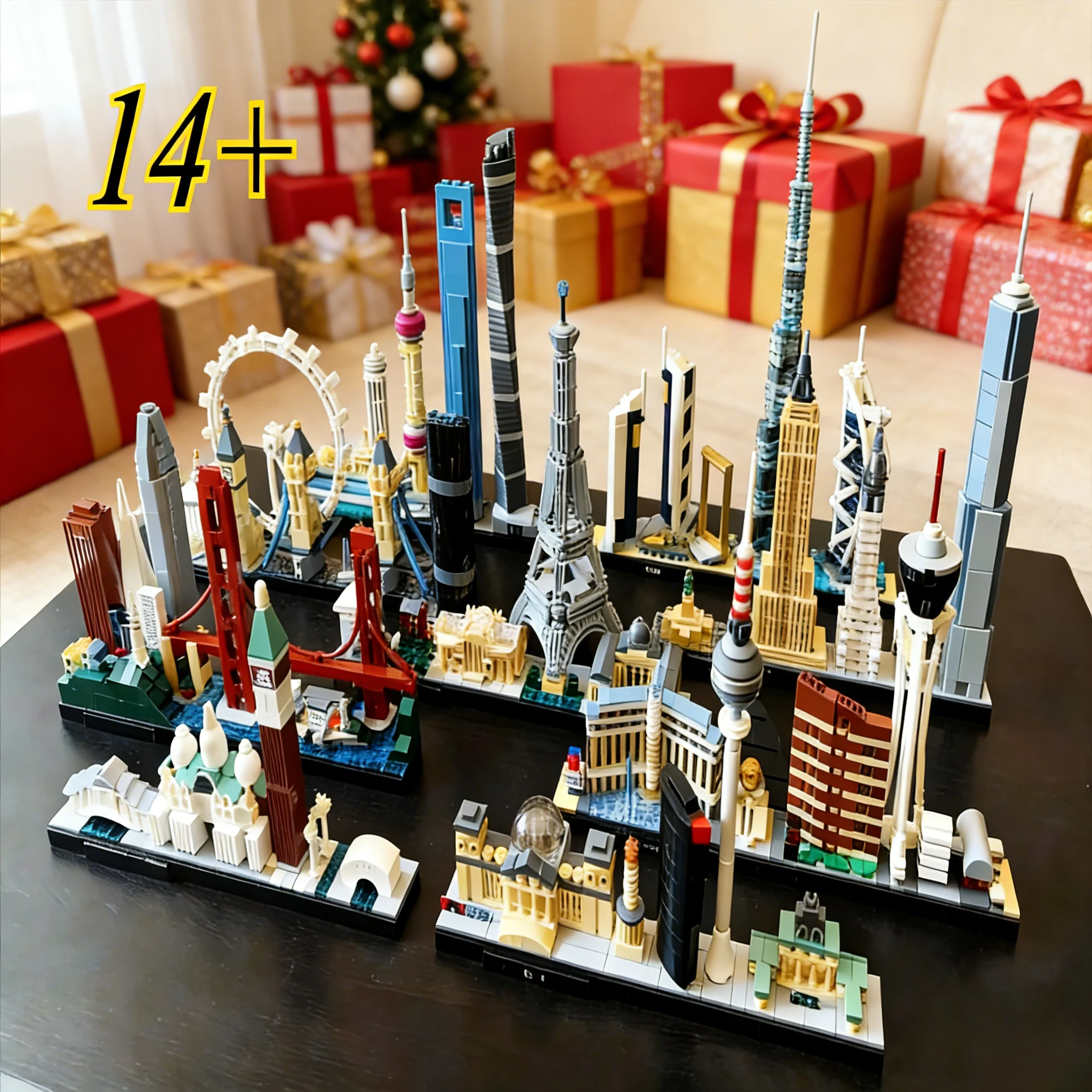 

Creative 2016-2022 Architecture Skylines Коллекционная серия строительных блоков, набор моделей Коллекционной архитектуры для взрослых