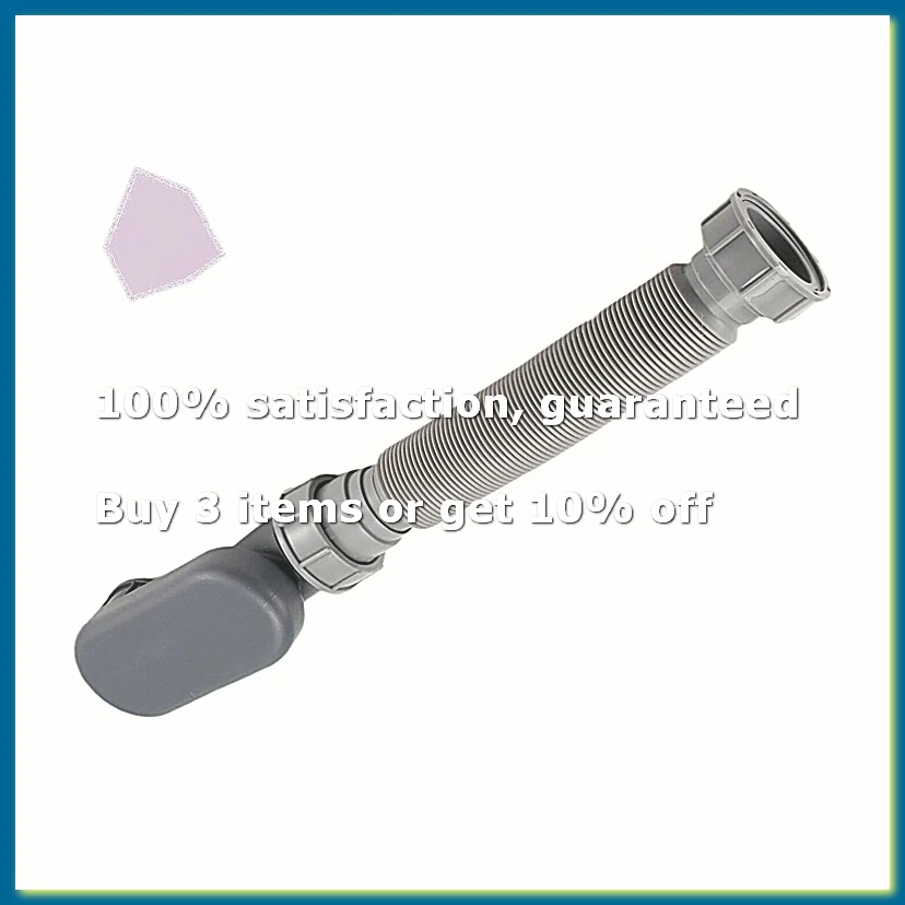 ●Low Profile 1 1/2 P Trap Flexible Bathtub Shower Drain Pipe Flat P Trap Free Standing Tub Drain For Bath Bathtub Drain