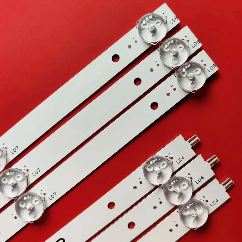 1/5 set strisce LED per JS-JP42DM082ED.007L(00813) R72-42D04-010 STARWIND SW-LED42BB200 808MM