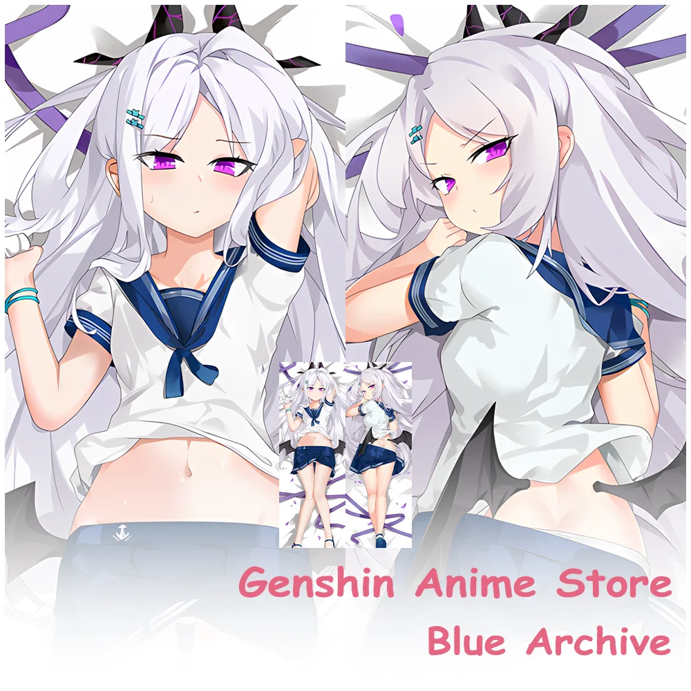 

Blue Archive Sorasaki Hina Dakimakura Full Body Hugging Cushion Cover Home Bedding Decor Otaku Gift Pillow Case