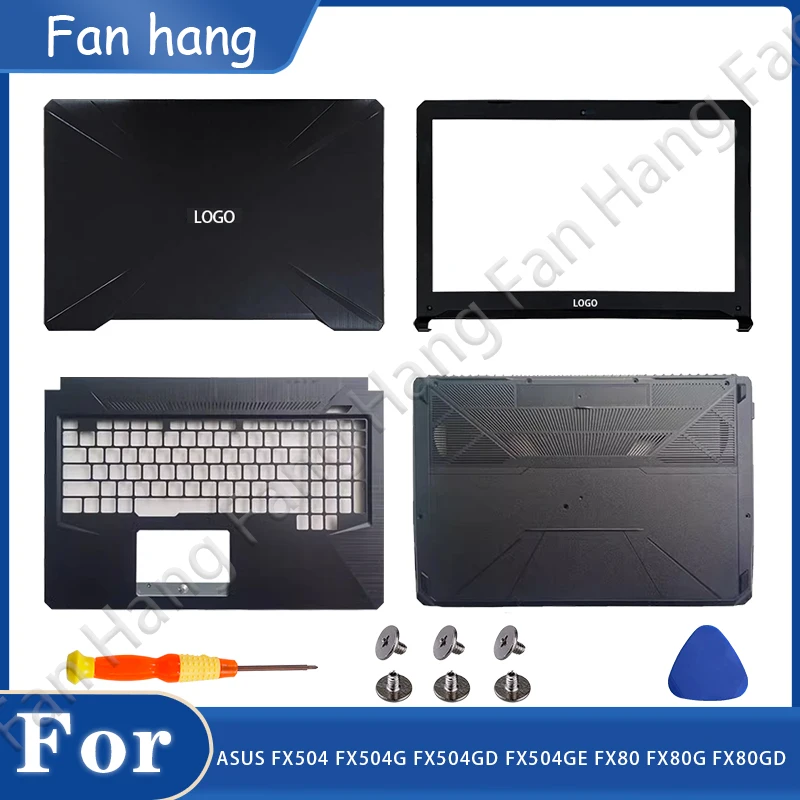 

New Case For ASUS FX504 FX504G FX504GD FX504GE FX80 FX80G FX80GD LCD Back Cover Front Bezel Top Rear Lid Bottom Replacement