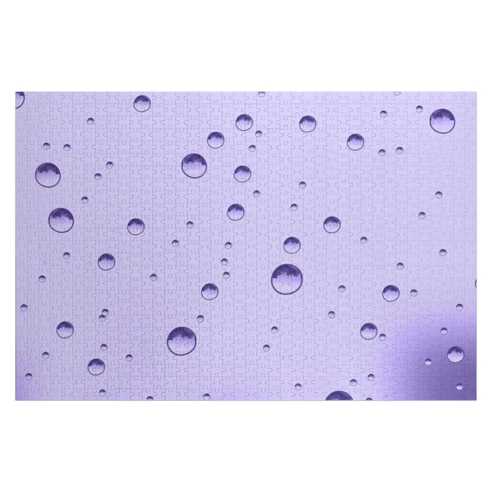 let it rain purple Jigsaw Puzzle Jigsaw Custom Wood Adults Photo Custom Custom Child Gift Puzzle