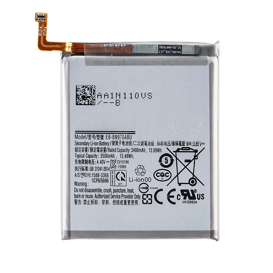 Batterie de téléphone portable EB-BN970ABU 3500mAh pour Samsung Galaxy Note 10 Note X Note10 NoteX Note10 5G Smartphon 24.com