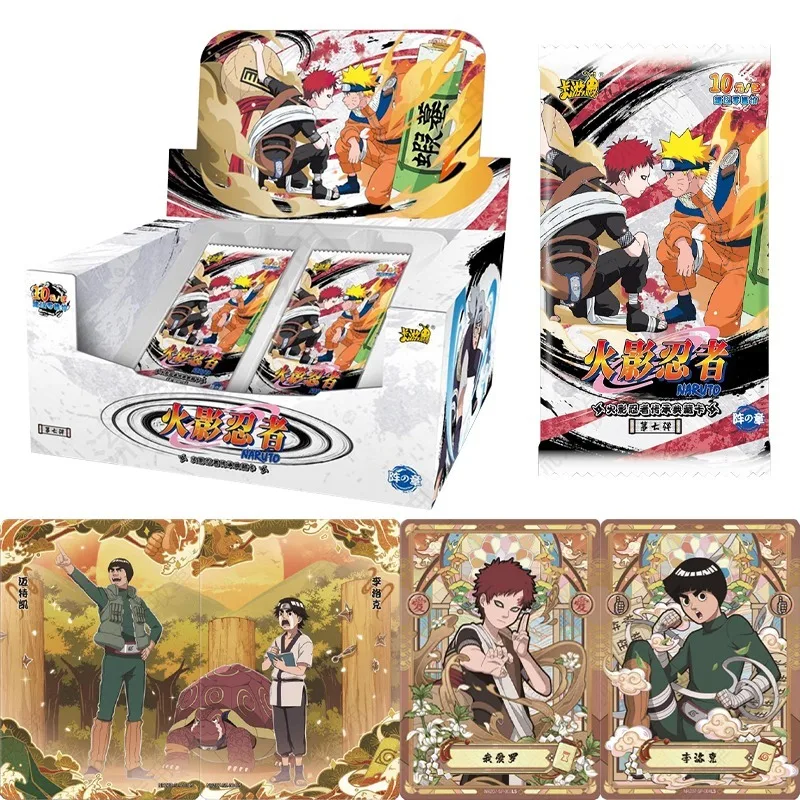 

Оригинальная карта Наруто KAYOU, 4 волны, 7 борьбе с главой ‌ Персонаж аниме Might Guy Rock Lee SE Ninja Inherit Коллекционные карты игрушки