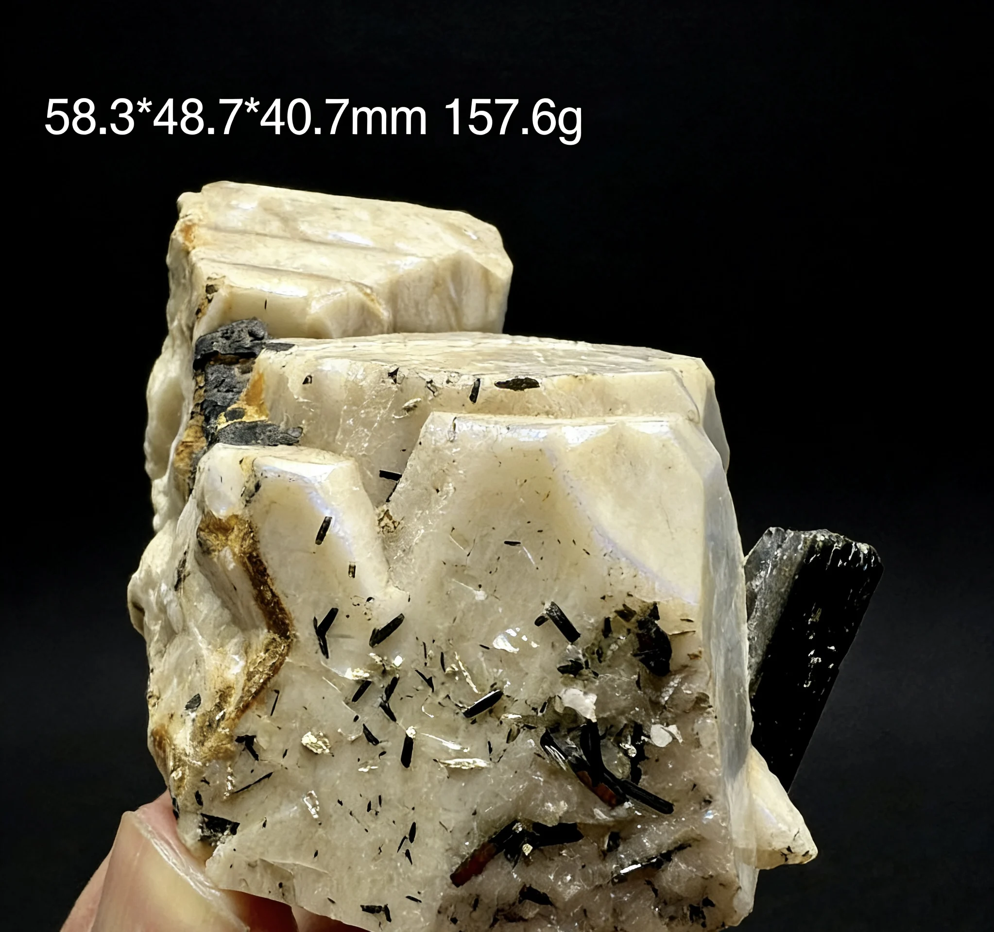 High Quality Natural Tourmaline Mineral Sample Raw Crystal Gemstone for Collection Home Decor Symbiotic mineral raw stone