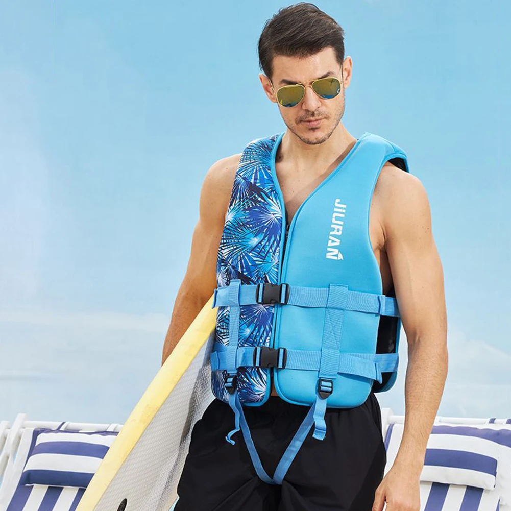 Neoprene Life Jacket Water Sport Buoyancy Jacket Life Vest Swimming Boating Driving Vest Life Vest Suit For Adult Children