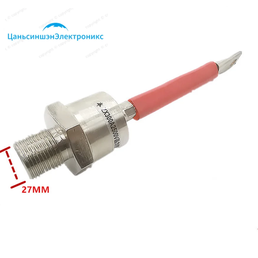 Rotary Diode ZX300A2500V Hydroelectric Generator Diode Thread 27MM Positive Anode