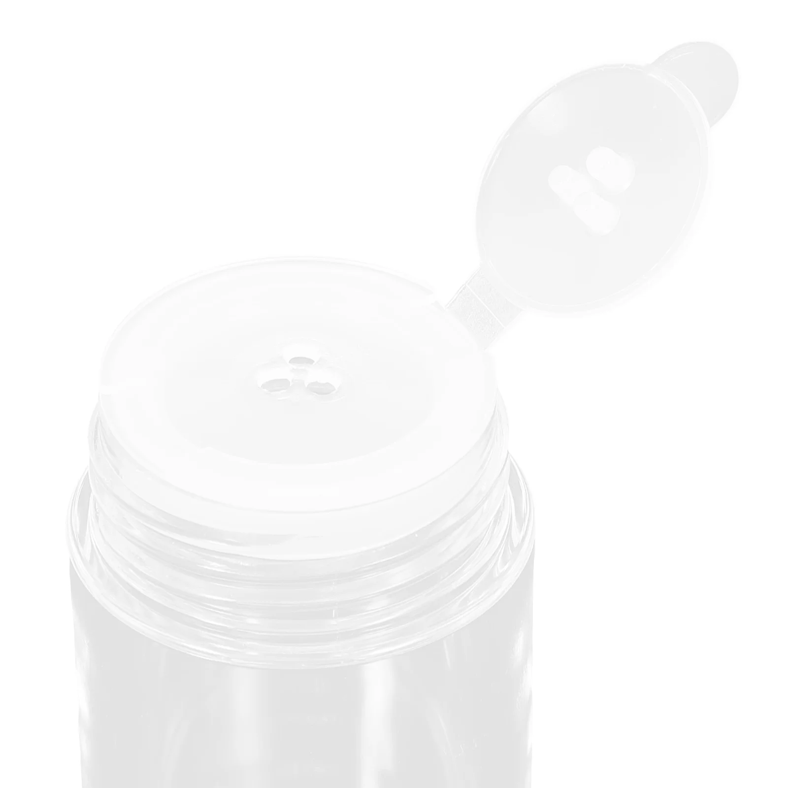 

6pcs Loose Powder Bottle Travel Container Dispensing Puff Refillable Portable Makeup Plastic Fit Pocket Purse Handbag Backpack