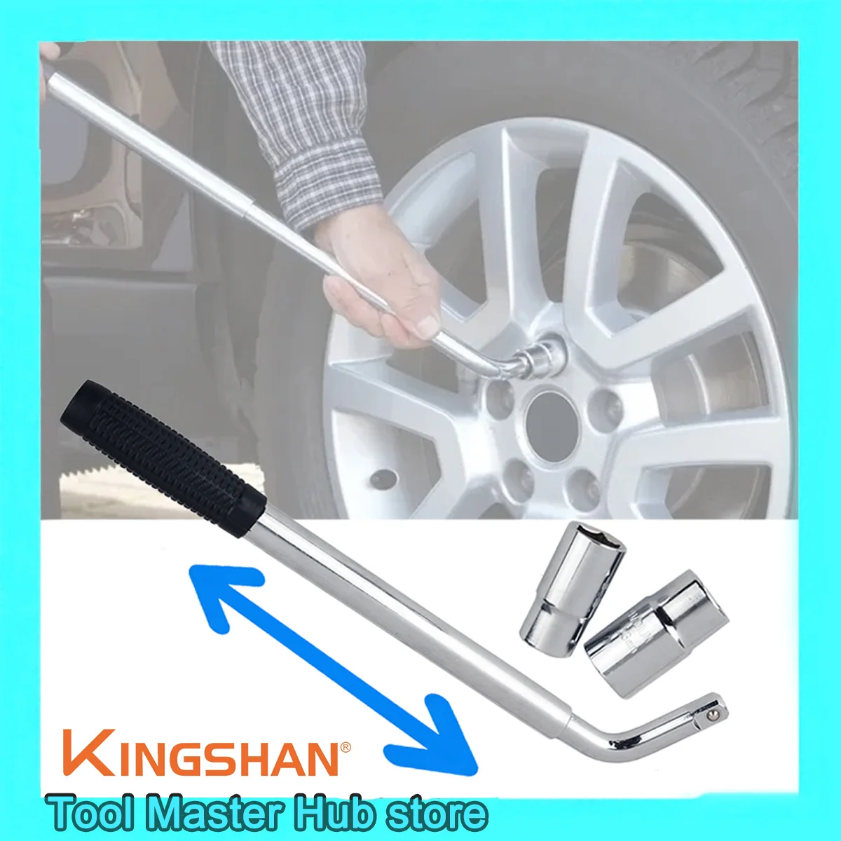 

Набор инструментов KINGSHAN: телескопический ключ для шин, гаечный ключ, ручные инструменты для разборки, для авторемонта, гаража, новый набор инструментов для автомобиля