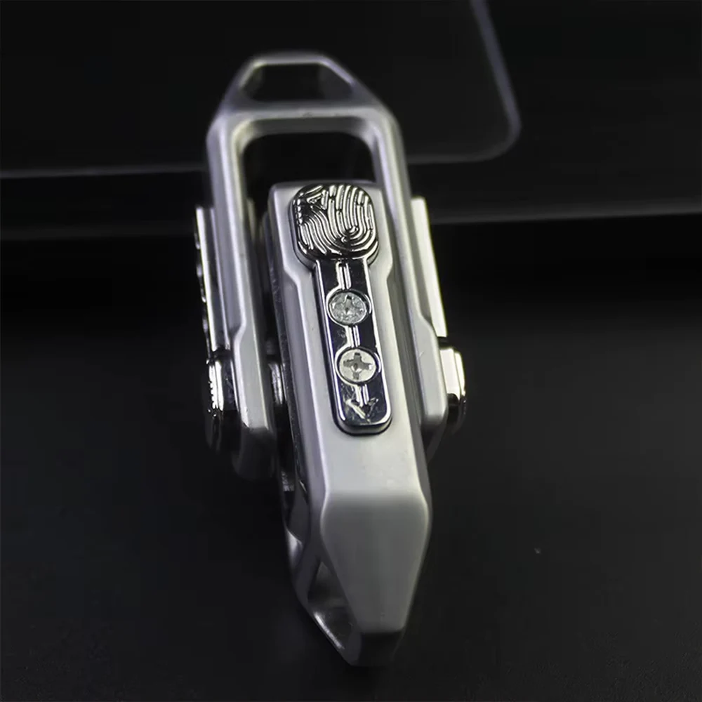 EDC Fidget Slider Push Fidget Toy Tarjeta de empuje magnética Empujando huevos Placa de clic Descompresión Adultos Estrés Aleación de metal