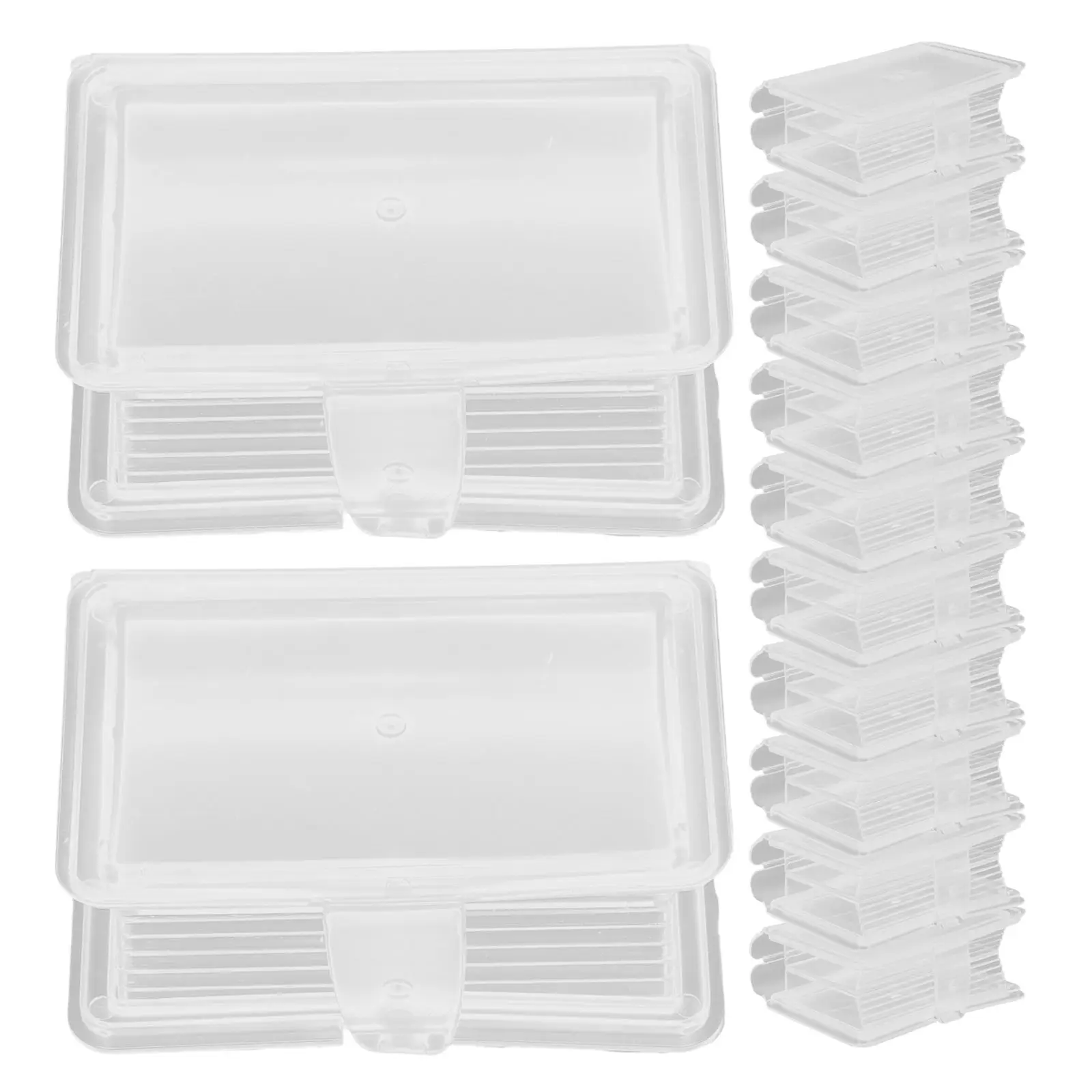 

12 Pcs Candy Box Storage Clear Plastic Boxes Birthday Party Favors Wedding Decorations Jewelry Container Travel Accessories