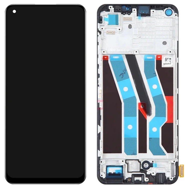 For Realme 11 4G (159.9x73.3x7.95mm) Grade C LCD Screen and Digitizer Assembly + Frame Part (TFT Technology) (Without Logo)