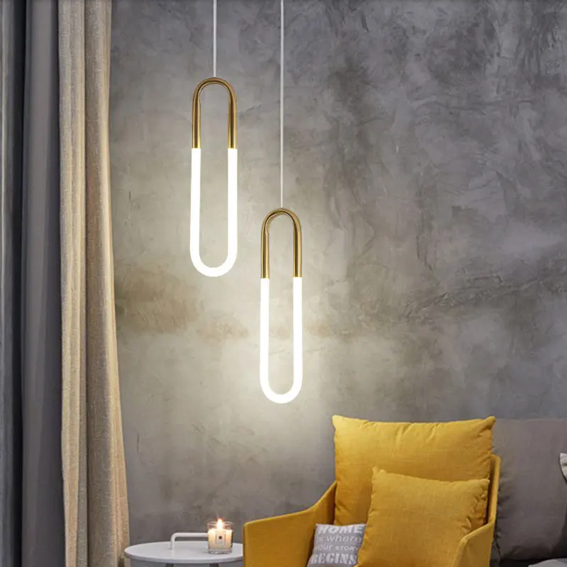 

Modern Simple LED Pendant Lights 110v 220v Bedside Chandeliers Lamp Dining room Kitchen Living room Bedroom Pendant Lamp Lustres