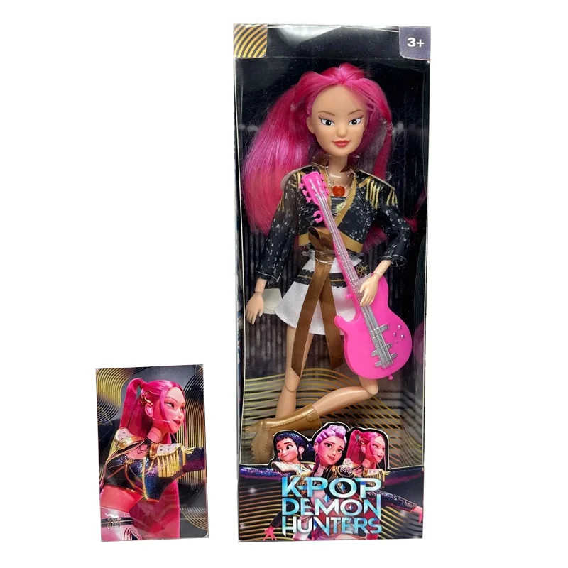 

Kpop Demon Hunters Action Figures -Derpy Tiger Sussy Rumi Mira Zoey, Colorful Lights Theme Song Toy, Fans Christmas Gift