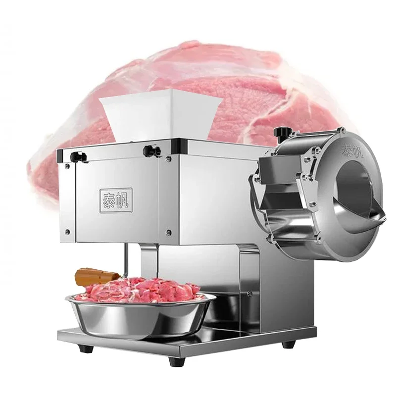 Best-selling Electric Meat Cutter Machine Vegetable Cutter Multi-purpose Vegetables fresh meat shredding  and slicing  machine