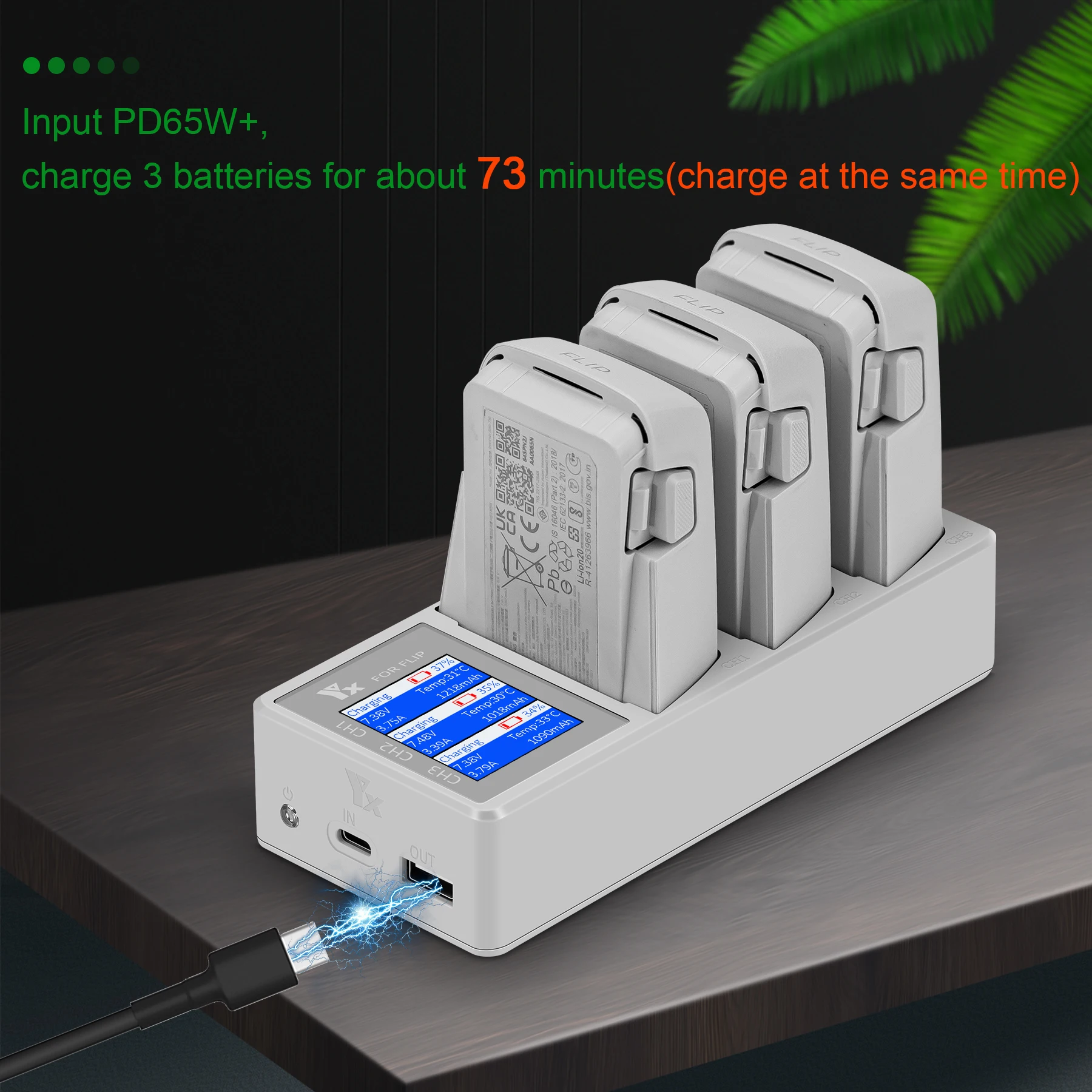 Cargador de batería 3 en 1 par - Drone Battery Parallel Board reseña y precio