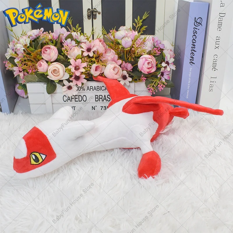 Peluches de Pokémon Shiny Latios Latias Kawaii, Lindos Peluches de Anime Pikachu Lapras, Muñecos de Peluche, Regalos de Cumpleaños para Niños