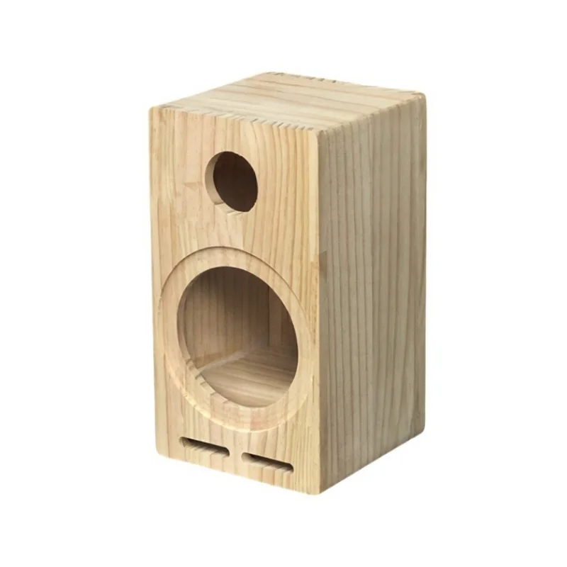 DIY Audio Modification,4/5-inch Speaker Empty Box,Maze Type Speaker Empty Box Body, Frequency Division Type Speaker Wooden Box.