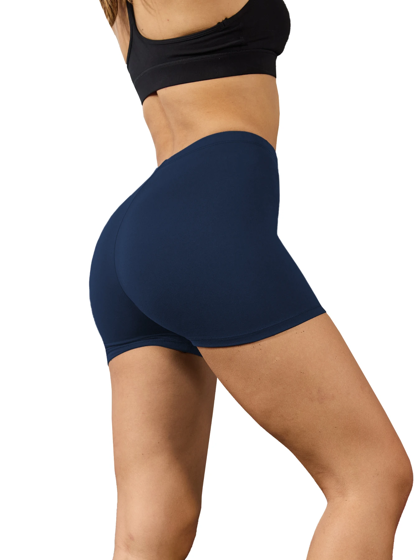 

Biker Shorts For Women Super Soft No See Through Workout Yoga Running Cycling Push Up Gym Fitness Shorts Women's Activewear