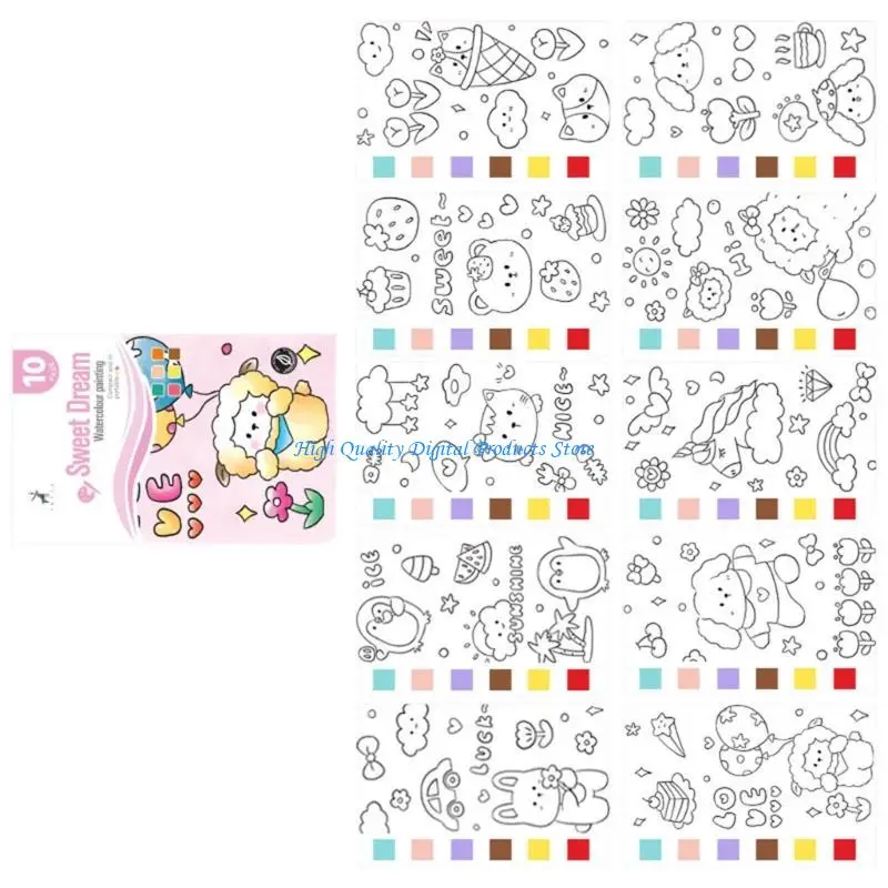 U2je Children Phác thảo sách Nhiều chủ đề Sách vẽ màu nước