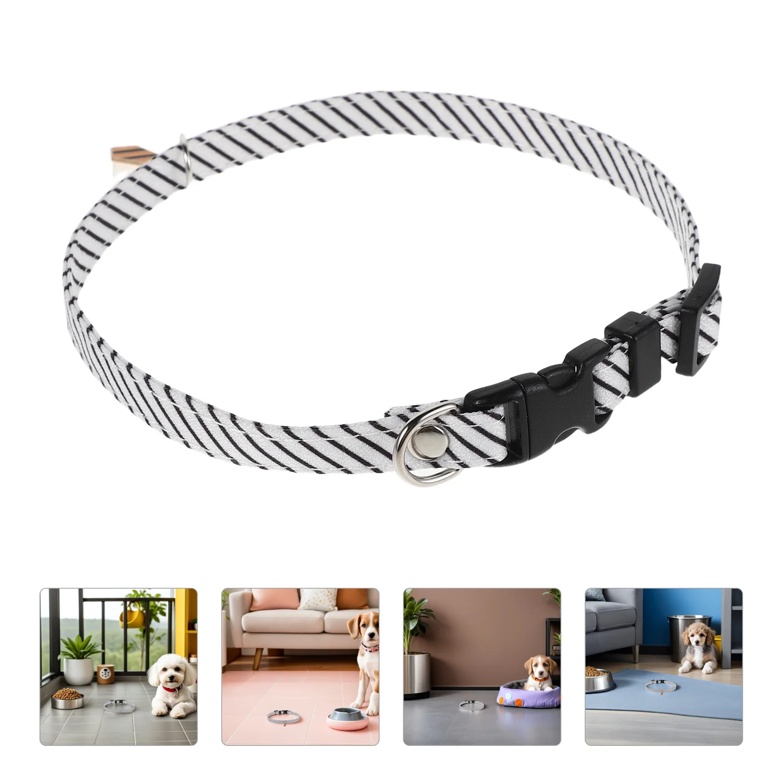 

2Pcs Pet Bow Tie Collar Adjustable 25-35Cm Polyester Dog Collar for Puppies Kittens Soft Comfort Minimalist Design Walking