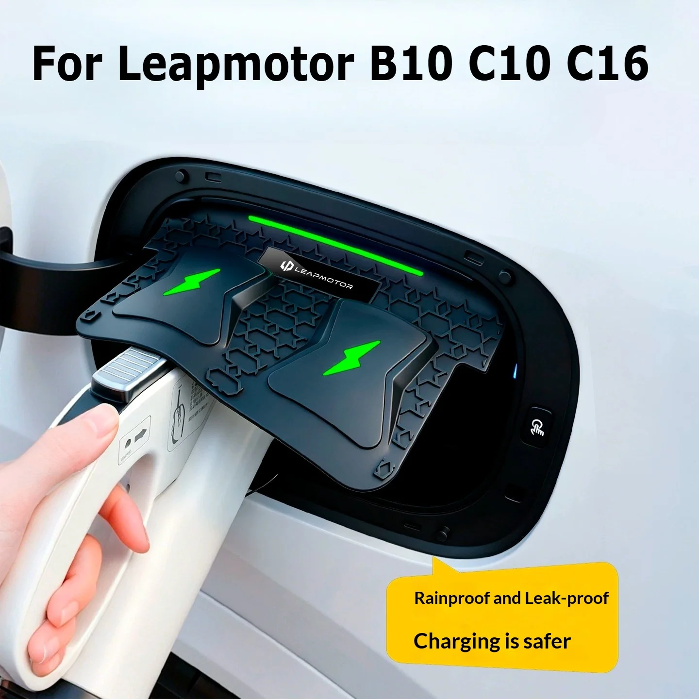 For Leapmotor B10 C10 C16 Charging Gun Rain Cover EV Port Waterproof Dustproof Protector Accessories