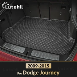 Lutehil Car Trunk Mat For Dodge Journey 2009 2010 2011 2012 2013 2014 2015 boot Carpet Interior Accessories