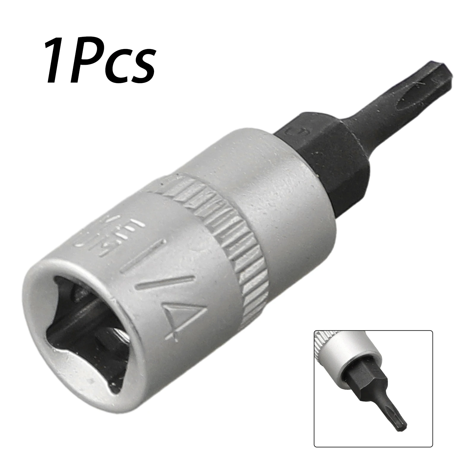 1pcs Torx Bit Socket 1/4 Inch Wrench Socket Adapter Extension Rod Hand Tools Accessories T8 T10 T15 T20 T25 T27 T30 T40