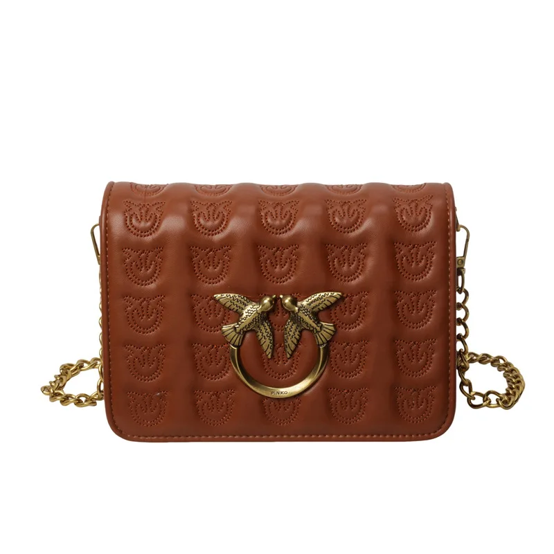 ‌ Tas Selempang Wanita Motif Swallow 2025 - Tas Selempang Rantai Berembos, Chic & Praktis, Sempurna untuk Bepergian ‌