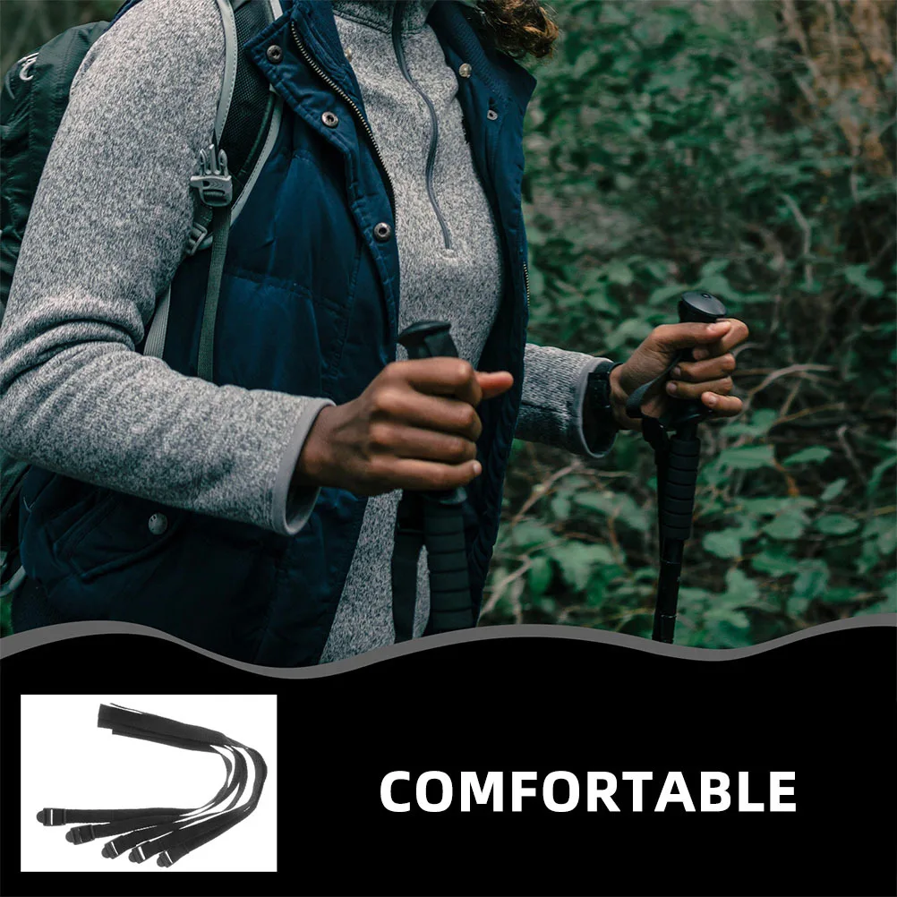 6 قطع من أحزمة المعصم المتينة لعمود التزلج قابلة للتعديل لاستبدال عصا المشي للرحلات والأنشطة الخارجية وإكسسوارات التزلج #2