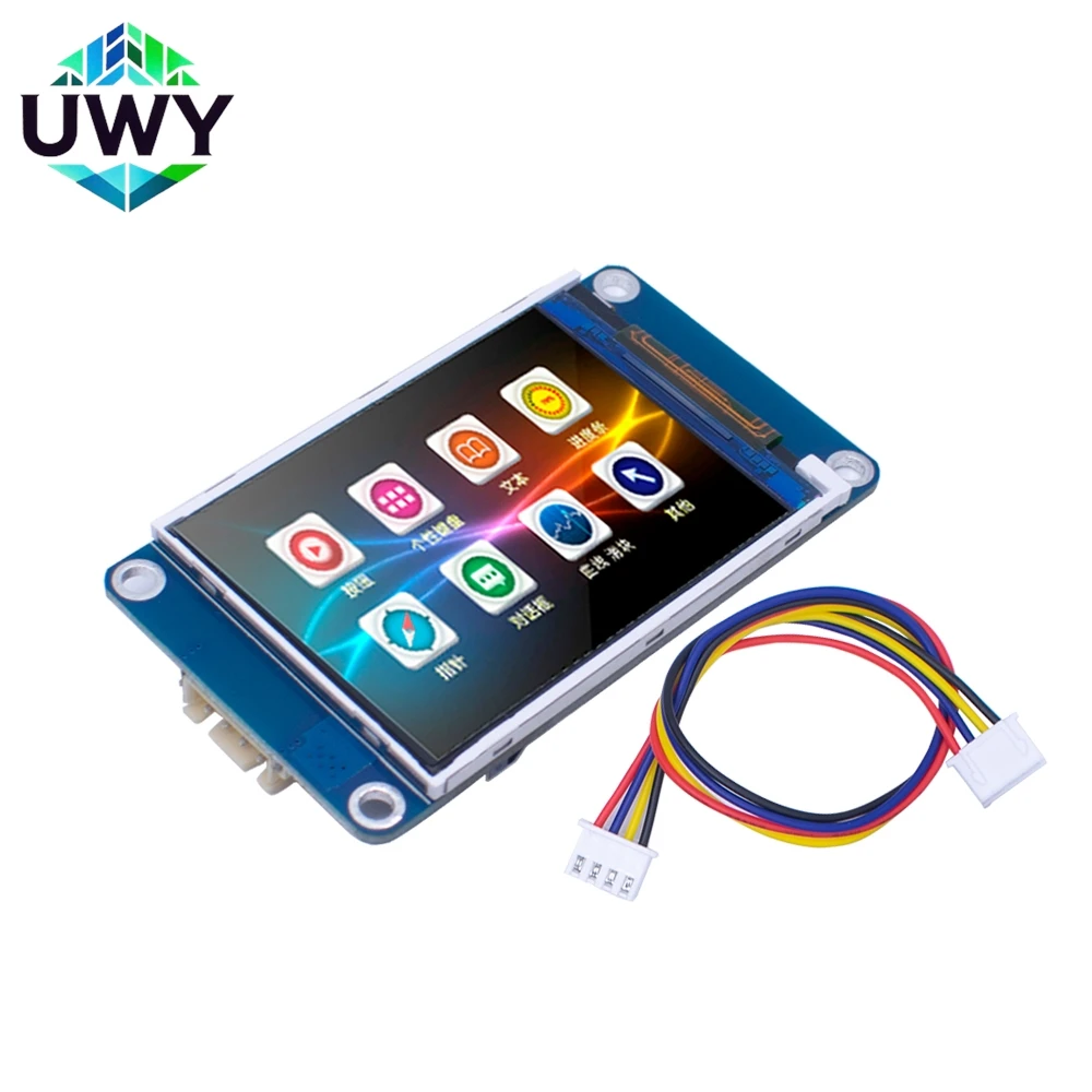 UWY 2.2 Inch USART HMI Intelligent Smart USART UART 2.2 240*320 TFT LCD Module Display with Font Picture