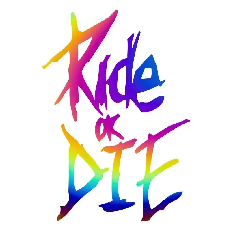 

1PC/set Bike Frame Stickers Ride or Die Top Tube Decals for MTB Bicycle Decorative Frame Bike Auto Motorcycle Accessories
